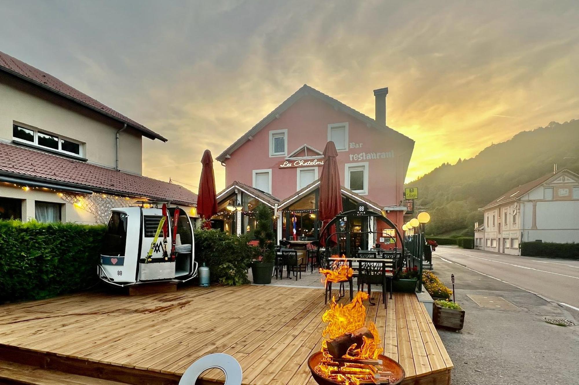 Logis Hotel, Chalets Et Restaurant Les Chatelmines La Bresse Εξωτερικό φωτογραφία